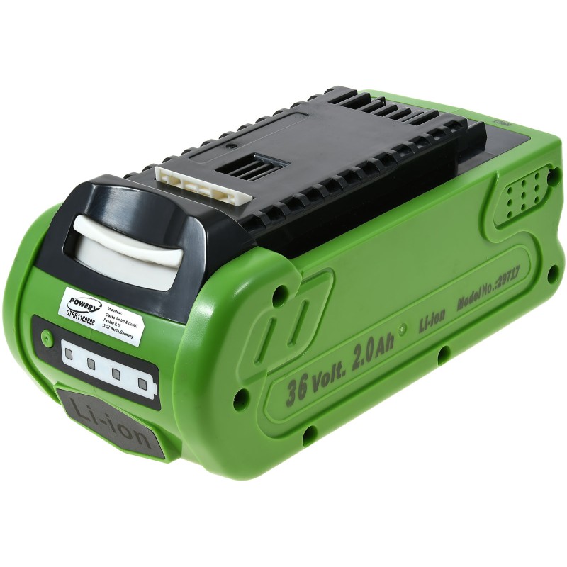 Μπαταρία για lawn mower Greenworks G40LM41, leaf vacuum GD40BV, type G40B2 etc. 2200mAh/79Wh