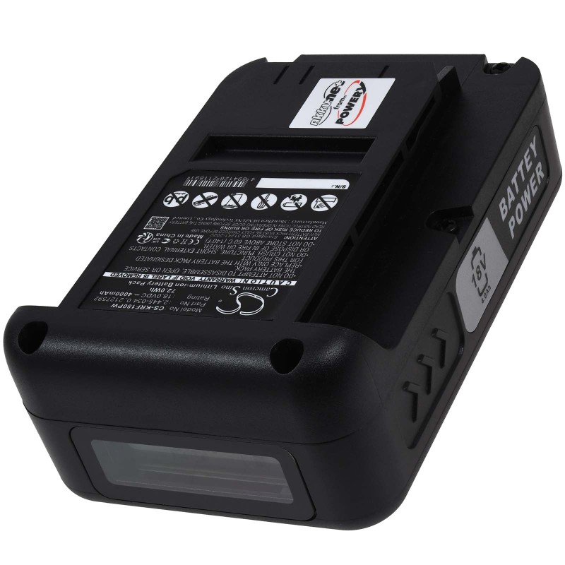 Μπαταρία για lawn mower Kärcher LMO 18-33 SET washing vacuum cleaner SE 3-18 Compact type 2.445-034.0 4000mAh/72Wh