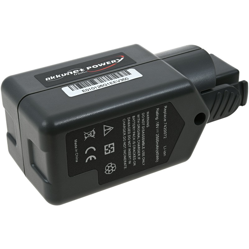Μπαταρία για lawn trimmer Wolf-Garten GTB 815, type 7420072 and others 2500mAh/45,0Wh