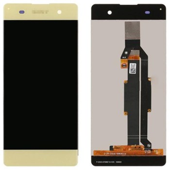 SONY Xperia XA - LCD - Complete front + Touch Gold Original SONY Xperia XA - LCD - Complete front + Touch Gold Original