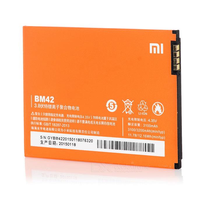 Xiaomi Redmi Note - Original Battery BM42 3200 mAh LI-ION Bulk Xiaomi Redmi Note - Original Battery BM42 3200 mAh LI-ION Bulk