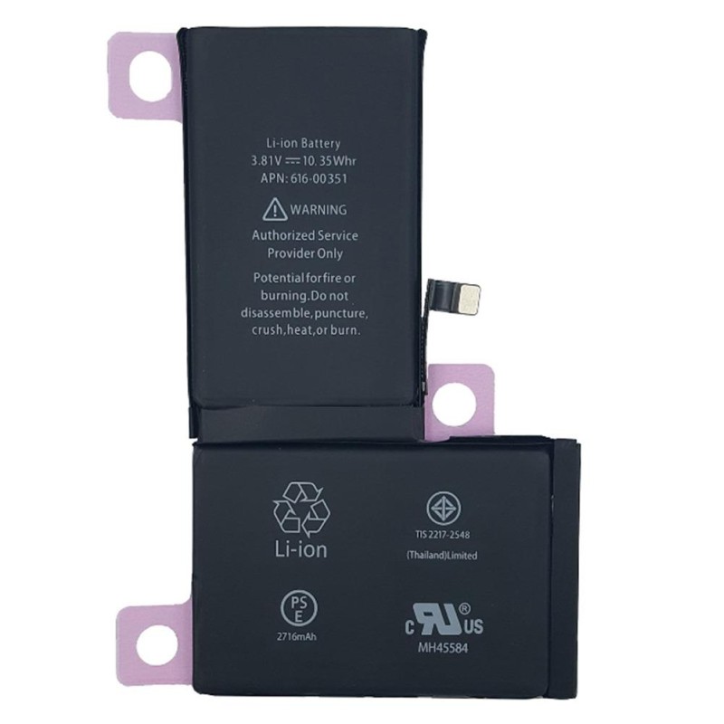 Apple iPhone X - Battery 2716 mAh LI-Pol Bulk Apple iPhone X - Battery 2716 mAh LI-Pol Bulk