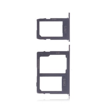 SAMSUNG Galaxy A6 (2018) / A6 Plus (2018) / J6 Plus (2018) - SIM & microSD Card Tray Black Original SAMSUNG Galaxy A6 (2018) / A6 Plus (2018) / J6 Plus (2018) - SIM & microSD Card Tray Black Original