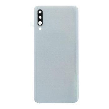 SAMSUNG A705F Galaxy A70 - Battery cover + Adhesive + Camera Lens White Original
