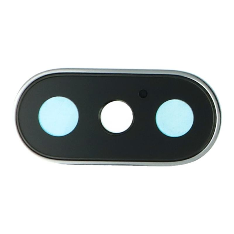 Apple iPhone X - Back Camera Lens and Bezel White Original