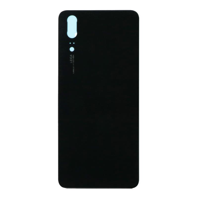 Huawei P20 - Battery cover + Adhesive Black OEM