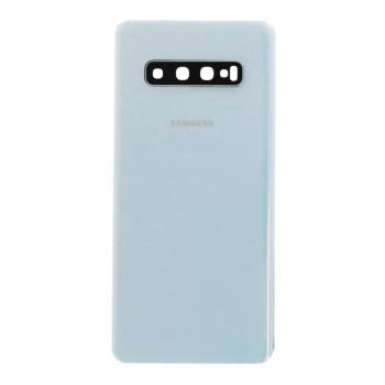 Samsung G975 Galaxy S10 Plus - Battery cover + Camera Lens White OEM
