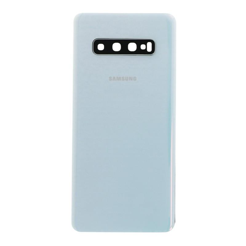 Samsung G975 Galaxy S10 Plus - Battery cover + Camera Lens White OEM