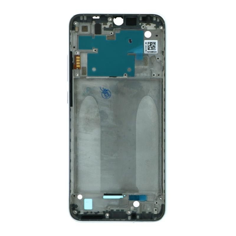 XIAOMI Redmi Note 8 - Front Housing + Side Buttons White Original