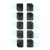 APPLE iPhone 11 Pro - Anti-dust mesh and frame for Battery Door Microphone 10pcs Black Original