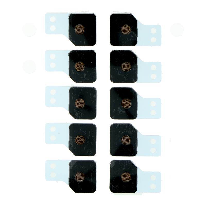 APPLE iPhone 11 Pro - Anti-dust mesh and frame for Battery Door Microphone 10pcs Gold Original