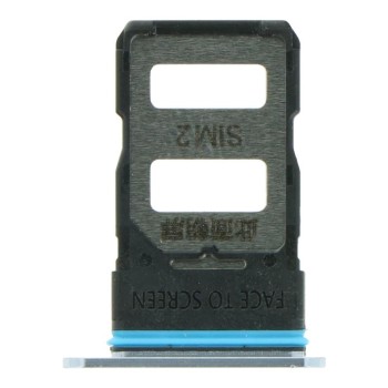 XIAOMI Mi 10T 5G - SIM Card Tray Dual Card Silver Original XIAOMI Mi 10T 5G - SIM Card Tray Dual Card Silver Original