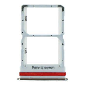 XIAOMI Mi 10 Lite - SIM Card Tray Dual Card Silver Original XIAOMI Mi 10 Lite - SIM Card Tray Dual Card Silver Original