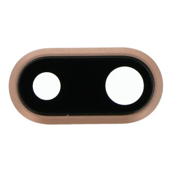 Apple iPhone 8 Plus - Back Camera Lens and Bezel Gold Original Apple iPhone 8 Plus - Back Camera Lens and Bezel Gold Original