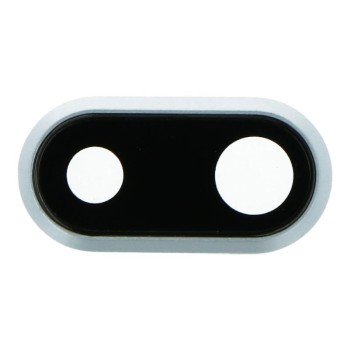 Apple iPhone 8 Plus - Back Camera Lens and Bezel Silver Original Apple iPhone 8 Plus - Back Camera Lens and Bezel Silver Original