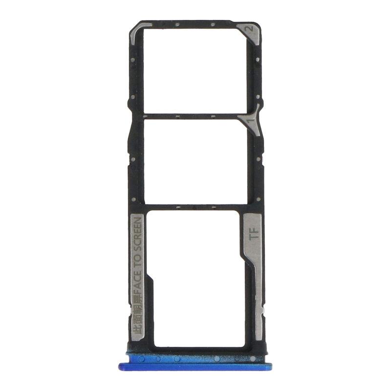 XIAOMI Redmi Note 9 5G - SIM Card Tray Dual Card Blue Original XIAOMI Redmi Note 9 5G - SIM Card Tray Dual Card Blue Original