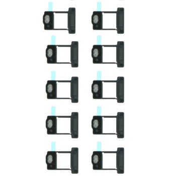 APPLE iPhone XR - Anti-dust mesh and frame for Battery Door Microphone 10pcs White Original