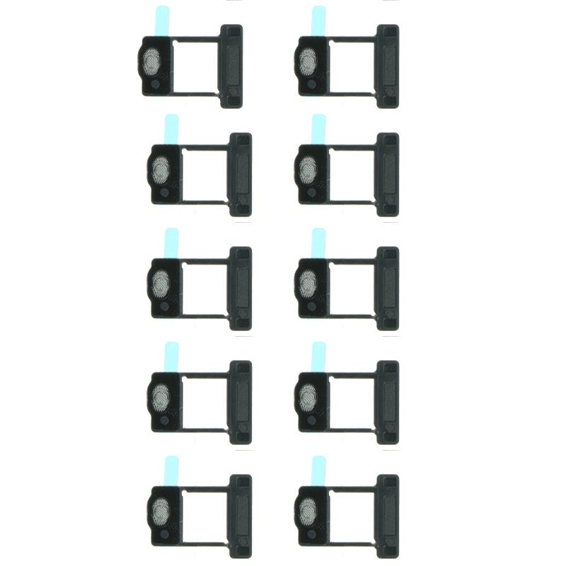 APPLE iPhone XR - Anti-dust mesh and frame for Battery Door Microphone 10pcs White Original