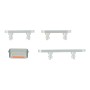 Apple iPhone 12 / 12 mini - Power, Volume, Mute & Side Buttons Set White Original