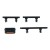 Apple iPhone 12 / 12 mini - Power, Volume, Mute & Side Buttons Set Black Original