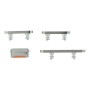 Apple iPhone 12 Pro / 12 Pro Max - Power, Volume, Mute & Side Buttons Set Silver Original