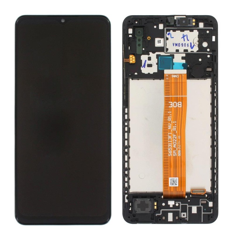Samsung A022F Galaxy A02 - LCD Touch Black with Frame Original GH82-25249A Service Pack Samsung A022F Galaxy A02 - LCD Touch Black with Frame Original GH82-25249A Service Pack