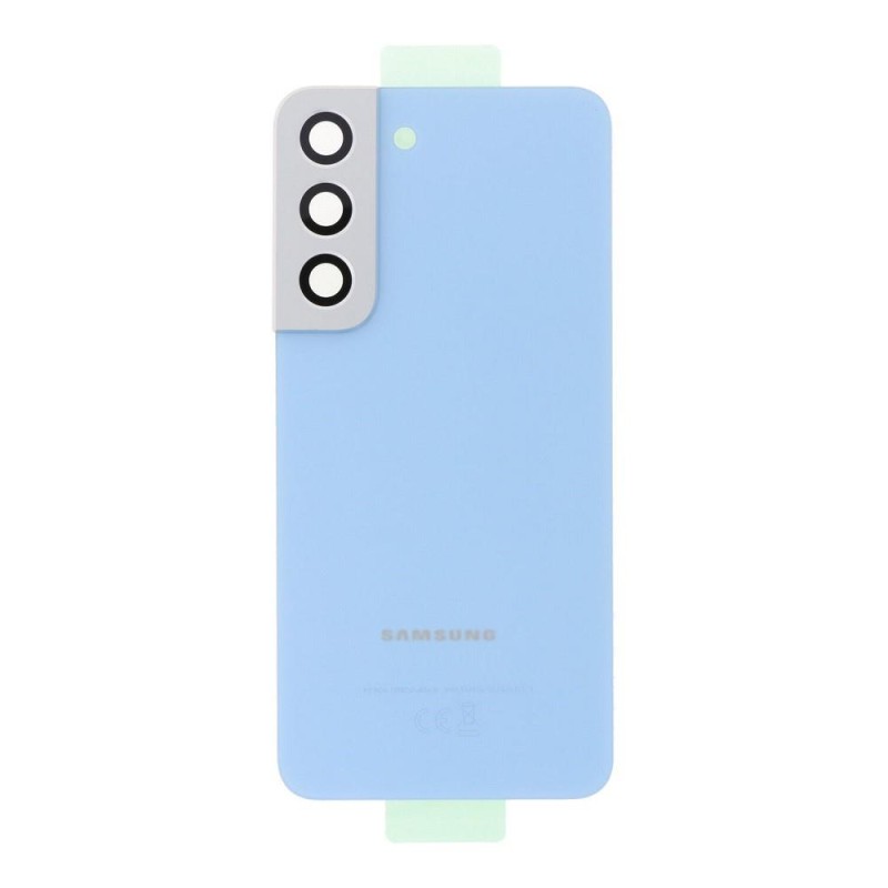 Samsung S901B Galaxy S22 - Battery cover + Adhesive + Camera Lens Blue OEM Samsung S901B Galaxy S22 - Battery cover + Adhesive + Camera Lens Blue OEM