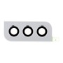 SAMSUNG S901B Galaxy S22 / S906B Galaxy S22 Plus - Back Camera Lens and Bezel White Original
