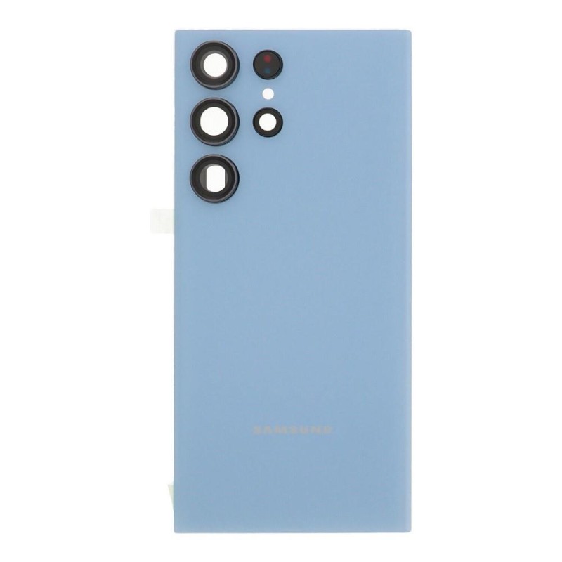 Samsung S918B Galaxy S23 Ultra - Battery cover + Adhesive + Camera Lens Blue OEM Samsung S918B Galaxy S23 Ultra - Battery cover + Adhesive + Camera Lens Blue OEM