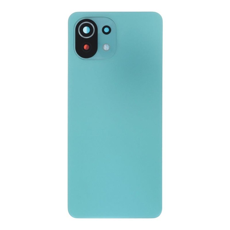 XIAOMI Mi 11 Lite 5G / Mi 11 Lite NE 5G - Battery cover + Adhesive + Camera Lens Green High Quality OEM