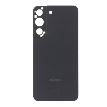 Samsung S901B Galaxy S22 - Battery cover + Adhesive Black Original