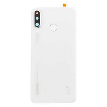HUAWEI P30 Lite - Battery cover + Adhesive + Camera Lens White Original