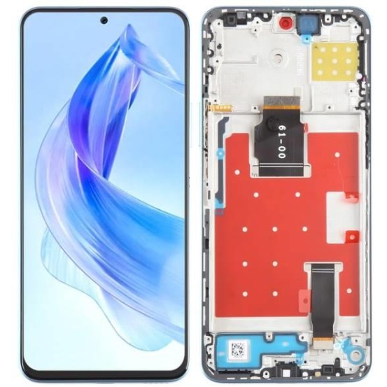 Honor 90 Lite 5G - LCD Touch Blue with Frame OEM