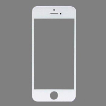 Apple iPhone 5S - Glass screen Lens replacement White High Quality OEM