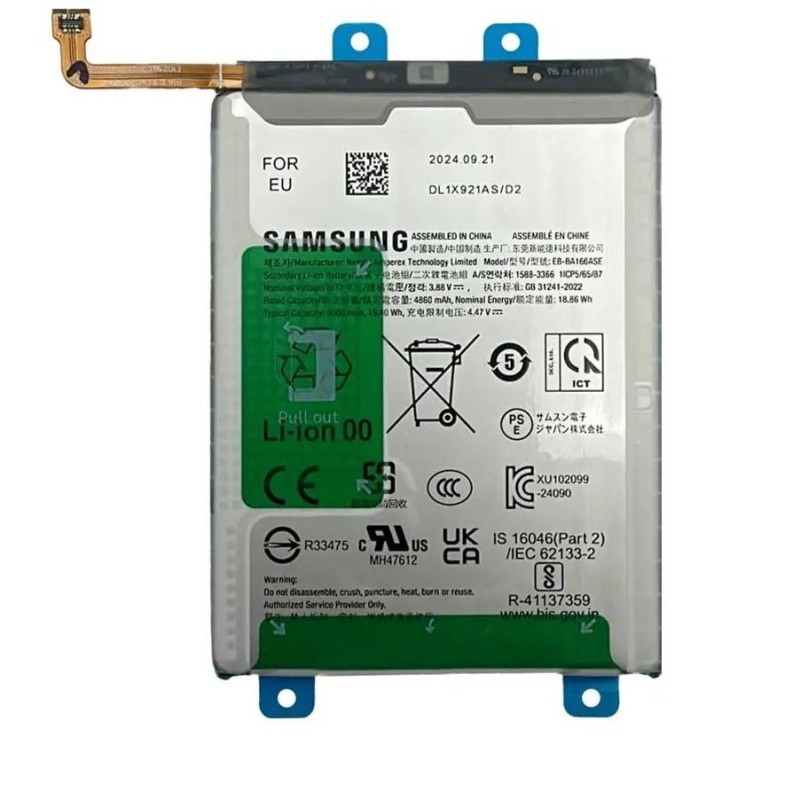 Samsung A166 Galaxy A16 4G/5G / A266 A26 5G - Original Battery Li-Ion 5000mAh GH82-36145A Service Pack Samsung A166 Galaxy A16 4G/5G / A266 A26 5G - Original Battery Li-Ion 5000mAh GH82-36145A Service Pack