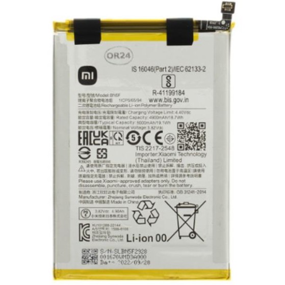 Xiaomi Redmi A2/A2+ / Poco C51 - Battery 5000mAh Original BN5F 1330101000106B Service Pack