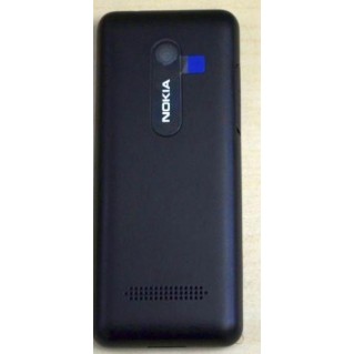 NOKIA 206 Asha Dual SIM - Battery cover Black Original