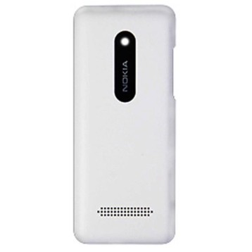NOKIA 206 Asha Dual SIM - Battery cover White Original