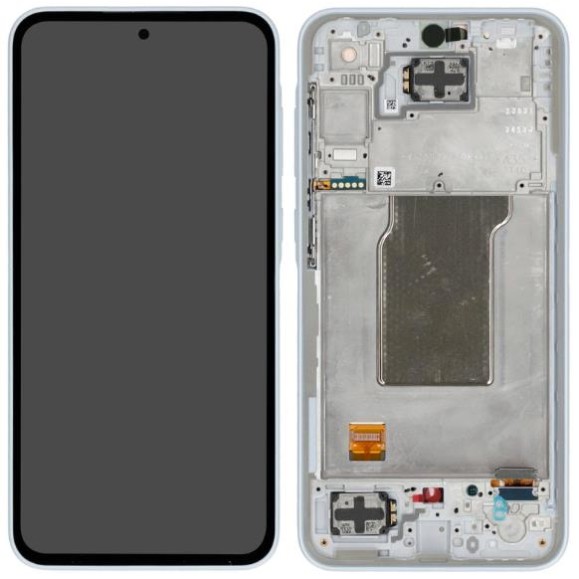 Samsung A356B Galaxy A35 5G - LCD Touch Blue Ice with Frame GH82-34221B Original Service Pack Samsung A356B Galaxy A35 5G - LCD Touch Blue Ice with Frame GH82-34221B Original Service Pack