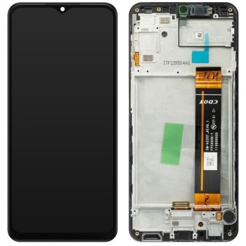 Samsung A235F Galaxy A23 4G - LCD Touch Black with Frame Original GH82-28563A/28657A Service Pack