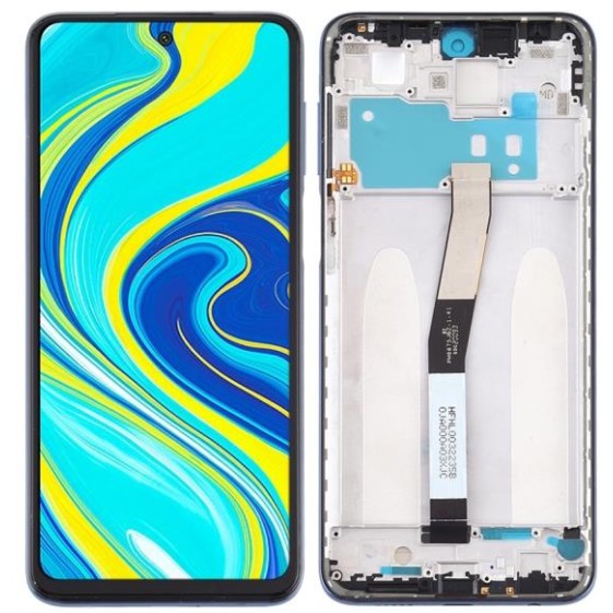 Xiaomi Redmi Note 9S / Redmi Note 9 Pro - LCD Touch Grey with Frame OEM Xiaomi Redmi Note 9S / Redmi Note 9 Pro - LCD Touch Grey with Frame OEM