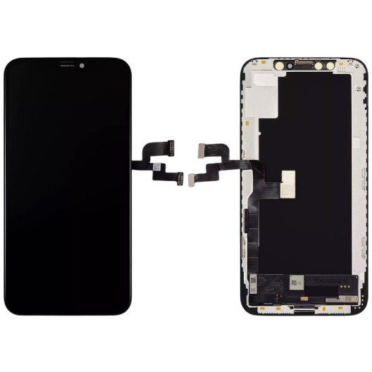 Apple iPhone XS - LCD + Touch Black Pulled