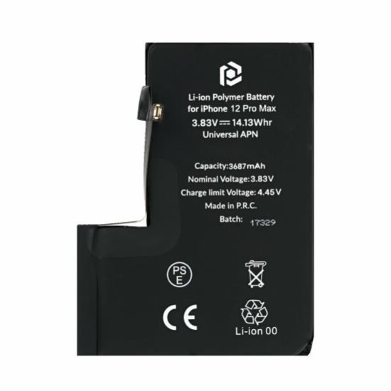 Apple iPhone 12 Pro Max - Prio Battery Li-Poly 3687mAh