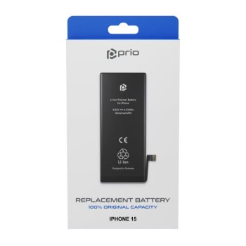 Apple iPhone 15 - Prio Battery Li-Poly 3274mAh Apple iPhone 15 - Prio Battery Li-Poly 3274mAh
