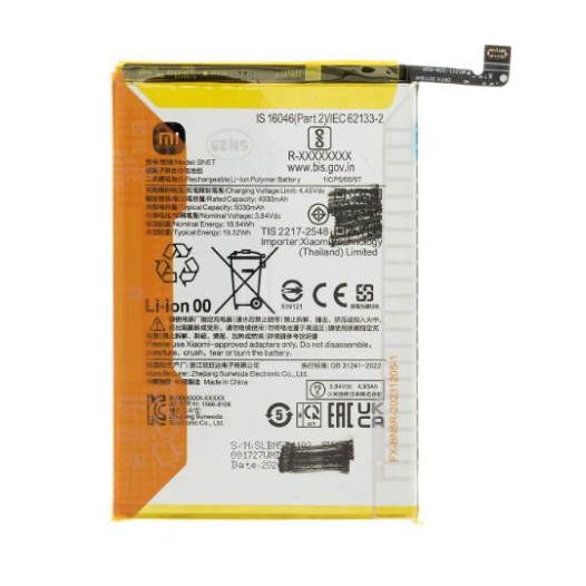Xiaomi Redmi 13 / Poco M6 4G - Battery BN5T Li-Ion 5030mAh Original 1330102000137B Service Pack Xiaomi Redmi 13 / Poco M6 4G - Battery BN5T Li-Ion 5030mAh Original 1330102000137B Service Pack