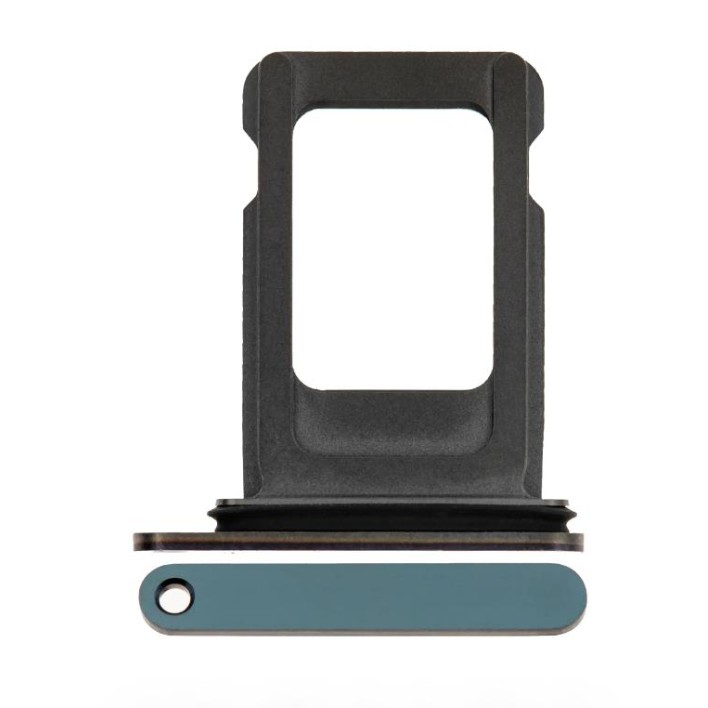 Apple iPhone 12 Pro / 12 Pro Max - Single Sim Card Tray Pacific Blue Original Apple iPhone 12 Pro / 12 Pro Max - Single Sim Card Tray Pacific Blue Original