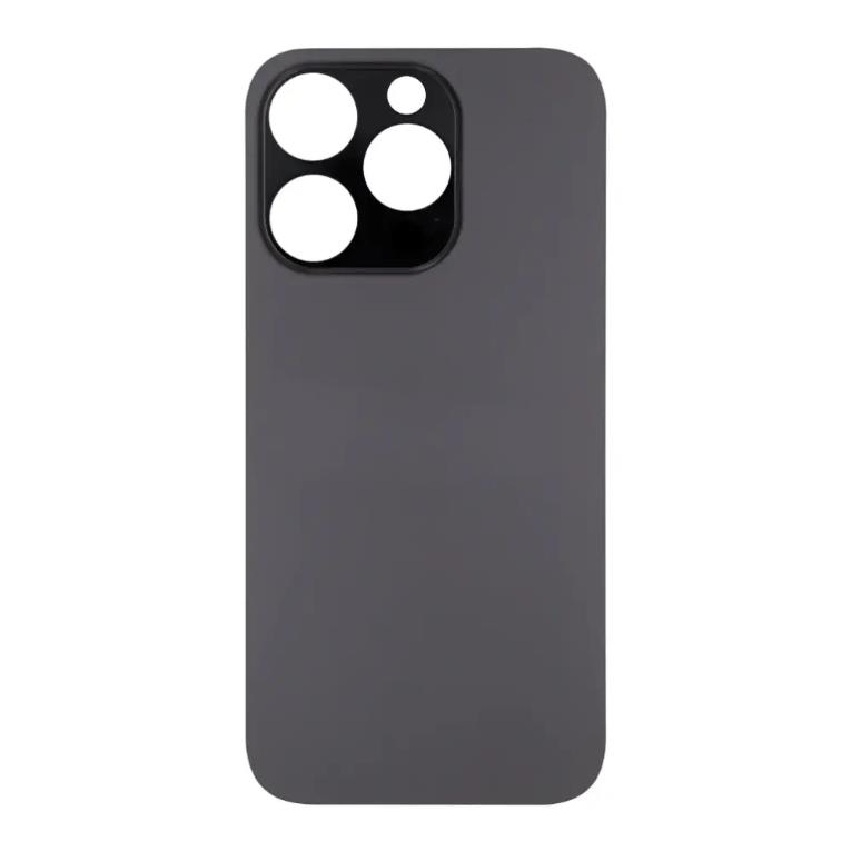 Apple iPhone 14 Pro - Battery Cover Large Hole Black OEM with Logo