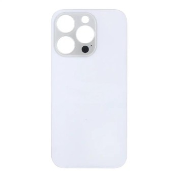 Apple iPhone 14 Pro - Battery Cover Large Hole Version White OEM with Logo