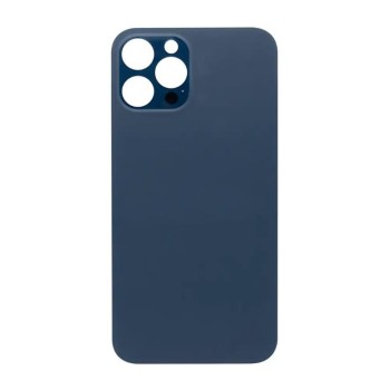 Apple iPhone 12 Pro Max - Battery cover Large Hole Blue OEM with Logo Apple iPhone 12 Pro Max - Battery cover Large Hole Blue OEM with Logo
