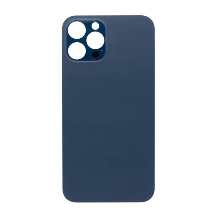 Apple iPhone 12 Pro Max - Battery cover Large Hole Blue OEM with Logo Apple iPhone 12 Pro Max - Battery cover Large Hole Blue OEM with Logo